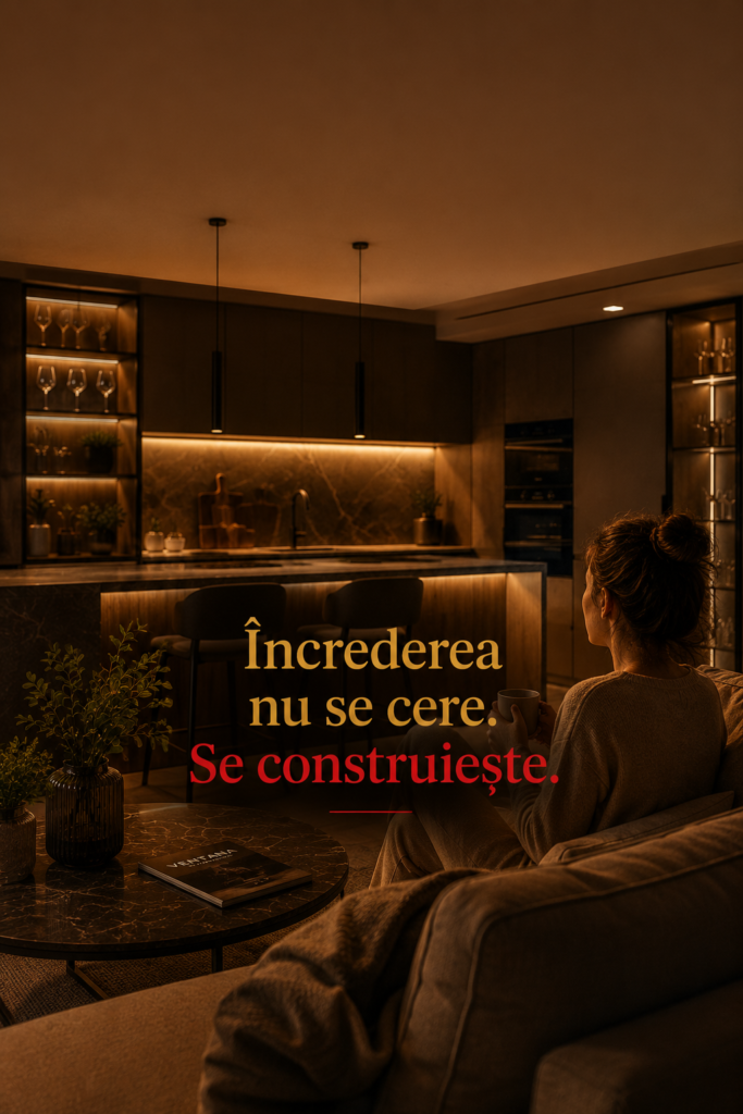 Recenzii despre mobilă la comandă în Iași – client mulțumit într-un living premium realizat la comandă