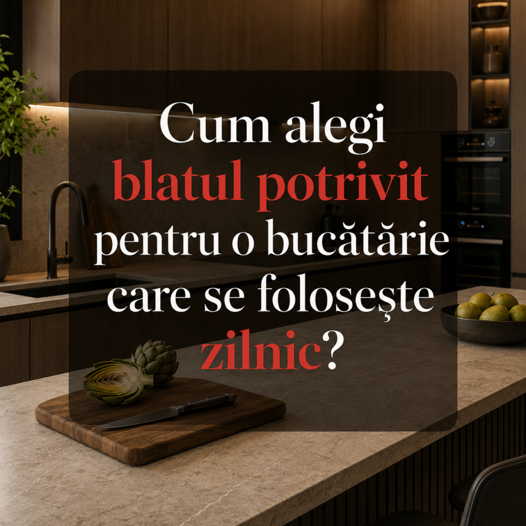 um alegi blatul potrivit pentru o bucătărie folosită zilnic