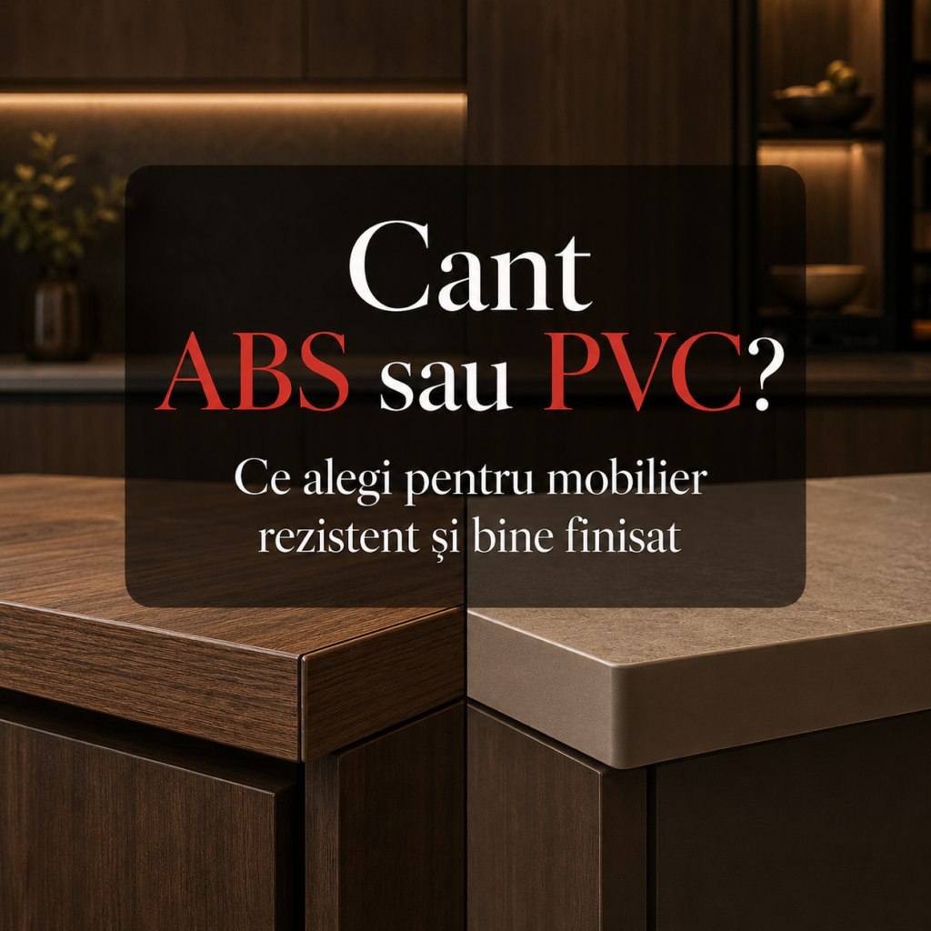 Cant ABS vs PVC pentru mobilier la comandă
