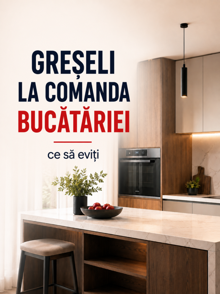 Greșeli la comanda bucătăriei - ce să eviți înainte de contract
