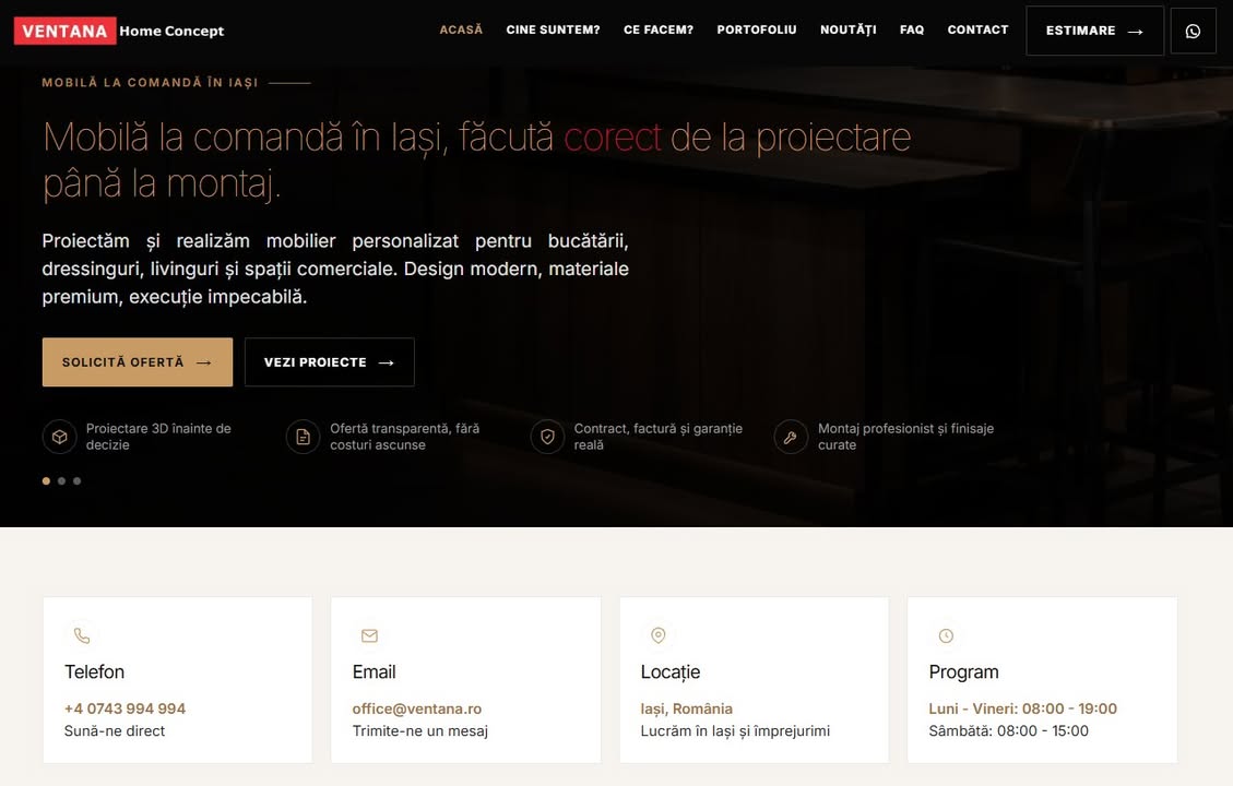 Mobila la comanda - Ventana Home Concept